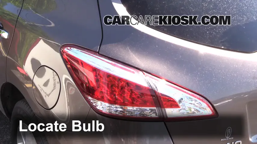 2012 Nissan Murano SL 3.5L V6 Lights Reverse Light (replace bulb)